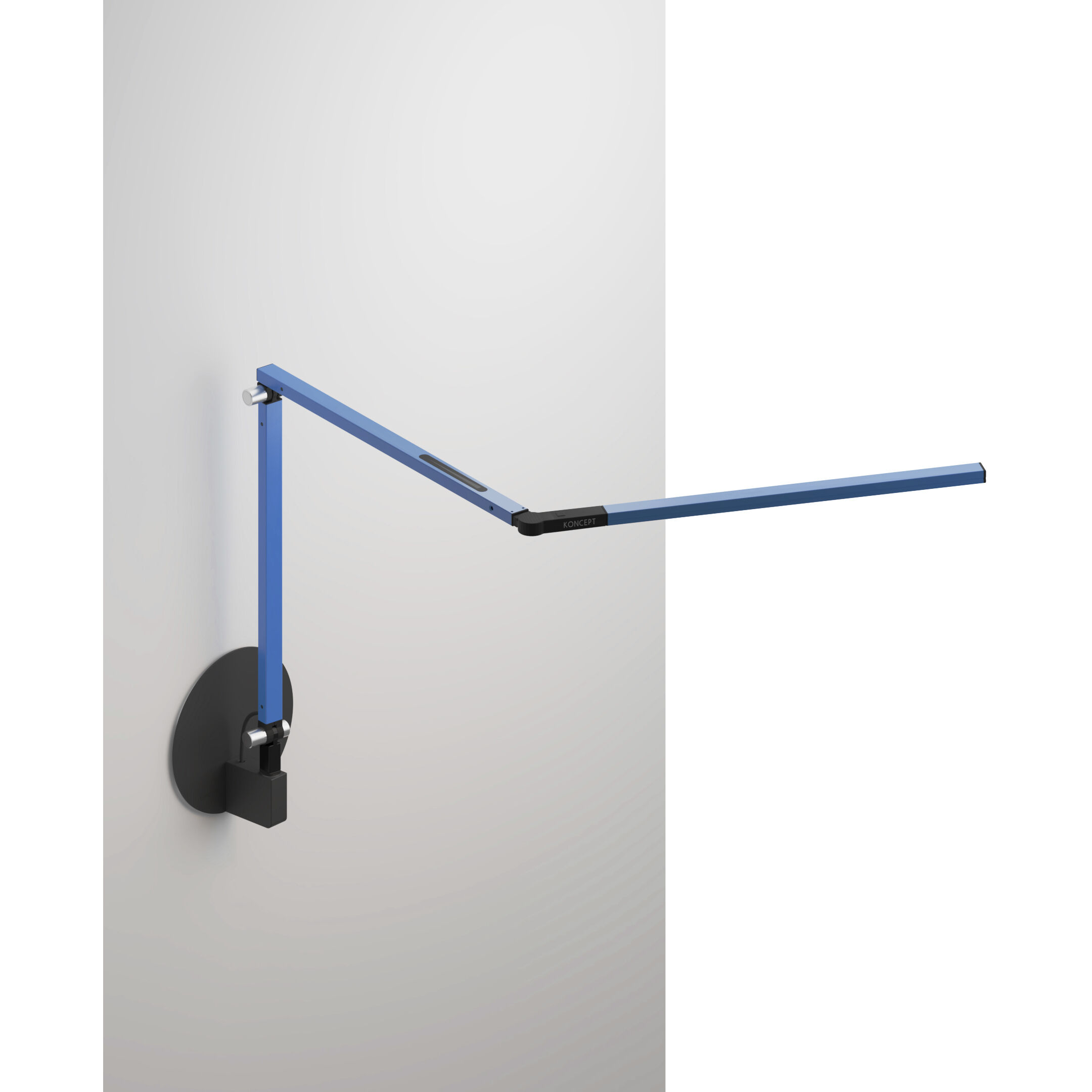 Z-Bar Mini LED 5 inch Blue Wall Mount Desk Lamp Wall Light, Hardwire